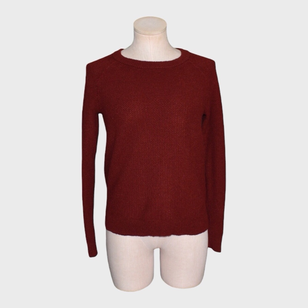 Madewell Province Cotton Blend Cross Back Pullover Sweater
